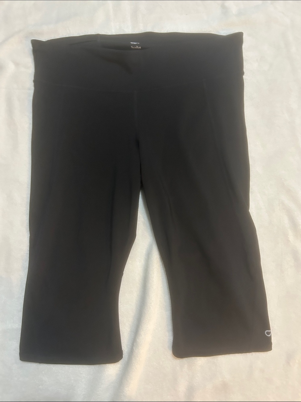GAP GapFit Sculpt Compression Black Capri Leggings Size XL
